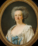 Colson, Jean-François Gilles - Porträt von Madame Geoffrin (1699-1777)