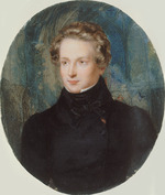 Alaux, Jean - Porträt von Victor Hugo (1802-1885)
