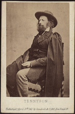 Unbekannter Fotograf - Porträt von Alfred, Lord Tennyson (1809-1892)