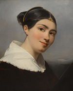 Gérard, François Pascal Simon - Porträt von Julie Duvidal de Montferrier (1797-1865)