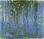 Monet, Claude - Nymphéas avec rameaux de saule