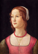 Ghirlandaio, Domenico - Bildnis einer jungen Frau
