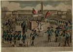 Unbekannter Künstler - Die Hinrichtung von Marie Antoinette auf dem Revolutionsplatz am 16. Oktober 1793