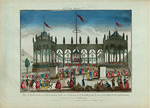 Unbekannter Künstler - Dekoration und Illumination der Bastille zum Föderationsfest am 14. Juli 1790