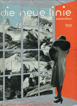 Moholy-Nagy, Laszlo - Titelseite der Zeitschrift die neue linie, September 1929