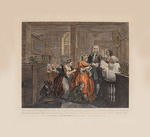 Hogarth, William - Der Werdegang eines Wüstlings, Bild 5: Verheiratet mit einer alten Jungfer 