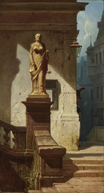 Spitzweg, Carl - Das Auge des Gesetzes (Justitia)