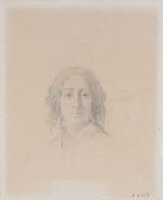 Manceau, Alexandre Damien - Porträt von George Sand