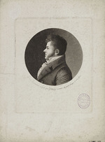 Quenedey, Edmé - Porträt von Stendhal (1783-1842)