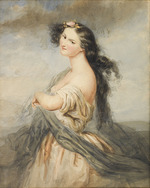 Voillemot, André-Charles - Porträt von Juliette Drouet (1806-1883)