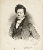 Devéria, Achille - Porträt von Komponist Auguste-Mathieu Panseron (1796-1859)
