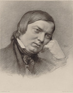 Bendemann, Eduard - Porträt von Komponist Robert Schumann (1810-1856)