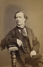 Unbekannter Fotograf - Porträt von Komponist William Sterndale Bennett (1816-1875)