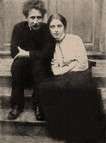 Unbekannter Fotograf - Mikalojus Konstantinas Ciurlionis und Sofija Kymantaite