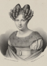 Noël, Léon - Porträt von Sängerin Joséphine Fodor (1789-1870)