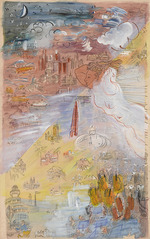 Dufy, Raoul - La Fée Electricité (Triptychon, linke Tafel)