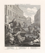 Hogarth, William - Die zweite Station der Grausamkeit. Folge Die vier Stationen der Grausamkeit