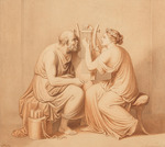 Riepenhausen, Johann Christian - Sokrates lernt das Lyraspiel