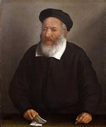 Moroni, Giovan Battista - Bildnis eines alten Mannes mit Barett