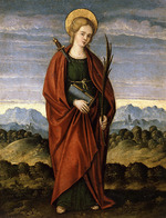 Santacroce, Girolamo Galizzi da - Heilige Justina von Padua