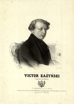 Schukowski, Rudolf Kasimirowitsch - Porträt von Komponist Wiktor Kazynski (1812-1867) 