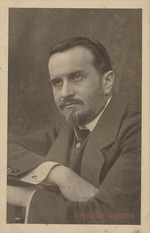 Unbekannter Fotograf - Porträt von Komponist Henryk Opienski (1870-1942)