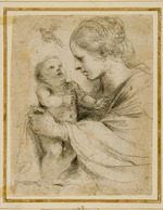 Guercino - Madonna und Kind mit Stieglitz