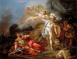 David, Jacques Louis - Der Kampf zwischen Minerva und Mars