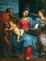 Carracci, Agostino - Die Heilige Familie mit der Heiligen Margareta