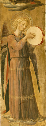 Angelico, Fra Giovanni, da Fiesole - Der musizierende Engel (Aus dem Linaioli-Tabernakel)