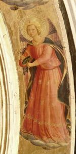 Angelico, Fra Giovanni, da Fiesole - Der musizierende Engel (Aus dem Linaioli-Tabernakel)