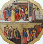 Unbekannter Künstler - Geburtstafel: Die Geschichte von dem falschen Propheten  