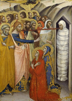 Luca di Tommè - Die Auferweckung des Lazarus