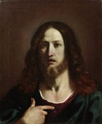 Guercino - Christ der Erlöser (Salvator Mundi)