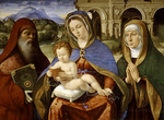 Previtali, Andrea - Madonna mit Kind zwischen den Heiligen Hieronymus und Anna (Madonna Baglioni)