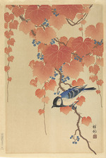 Ohara, Koson - Kohlmeise auf Paulownia-Zweig