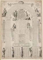 Hennin, Michel - Calendrier national calculé pour 30 ans et présenté à la Convention nationale le 31 décembre 1792
