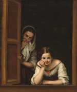 Murillo, Bartolomé Estebàn - Zwei Frauen am Fenster