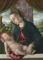 Santi, Giovanni - Madonna mit dem Kind