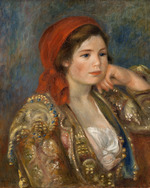 Renoir, Pierre Auguste - Mädchen in spanischer Jacke