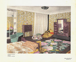 Unbekannter Fotograf - Schlafzimmer von Atelier Martine (gegründet von Paul Poiret). Aus Intérieurs français