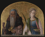 Crivelli, Carlo - Die Heiligen Antonius der Einsiedler und Lucia