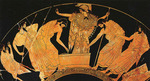 Duris (Douris), (Vasenmaler) - Streit um die Waffen des Achilleus: die Abstimmung der Krieger