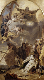 Tiepolo, Giambattista - Die Dreifaltigkeit erscheint dem Heiligen Papst Clemens I.
