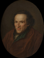 Unbekannter Künstler - Porträt von Moses Mendelssohn (1729-1786) 