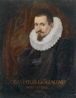 Unbekannter Künstler - Porträt von Sänger und Komponist Giovanni Giacomo Gastoldi (1553-1609)