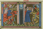 Montbaston, Richard de - Die Belagerung von Askalon 1153 (Aus Li rommans de Godefroy de Buillon et de Salehadin)