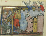 Montbaston, Richard de - Die Belagerung Nicäas 1097 (Aus Li rommans de Godefroy de Buillon et de Salehadin)