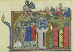 Montbaston, Richard de - Die Belagerung von Jerusalem 1099 (Aus Li rommans de Godefroy de Buillon et de Salehadin)