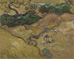 Gogh, Vincent, van - Landschaft mit Kaninchen